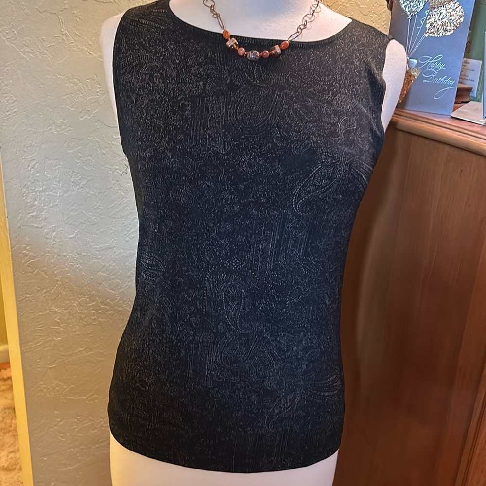 Chico’s tank top Black Size 1X - Picture 2 of 7